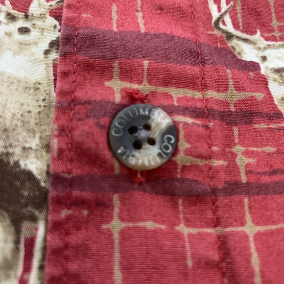 Men’s Columbia Long Sleeve Shirt with Deer Size XL - Picture 5 of 7